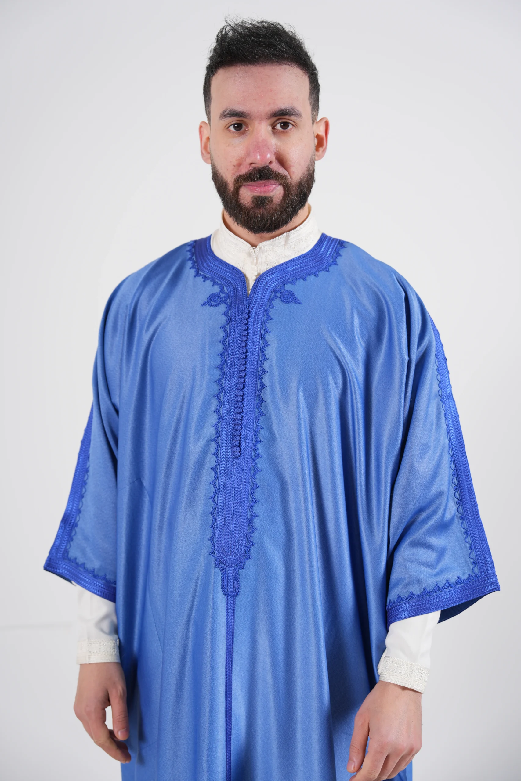 Blue gandoura handmade