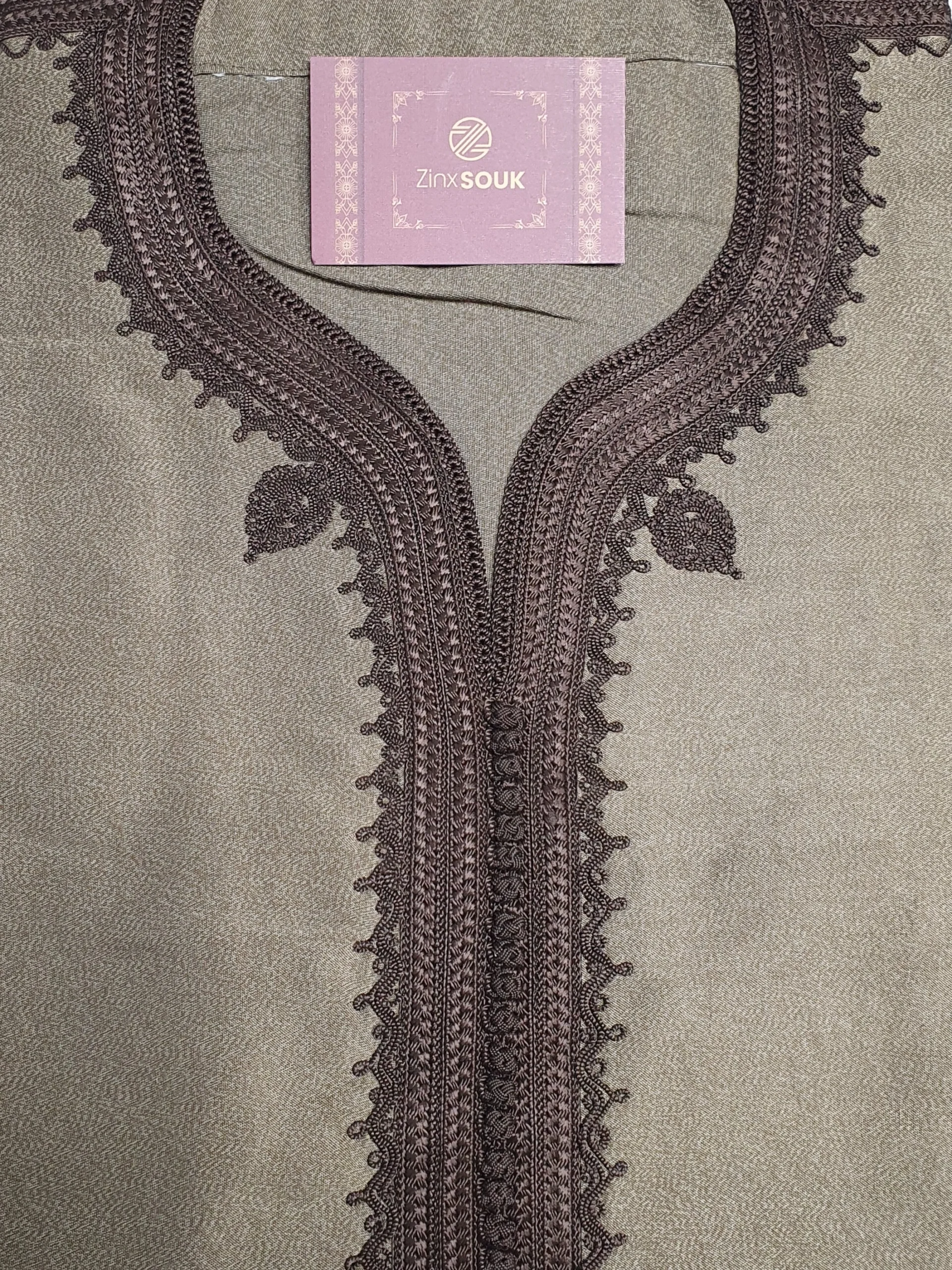 Blue gandoura handmade - Image 15