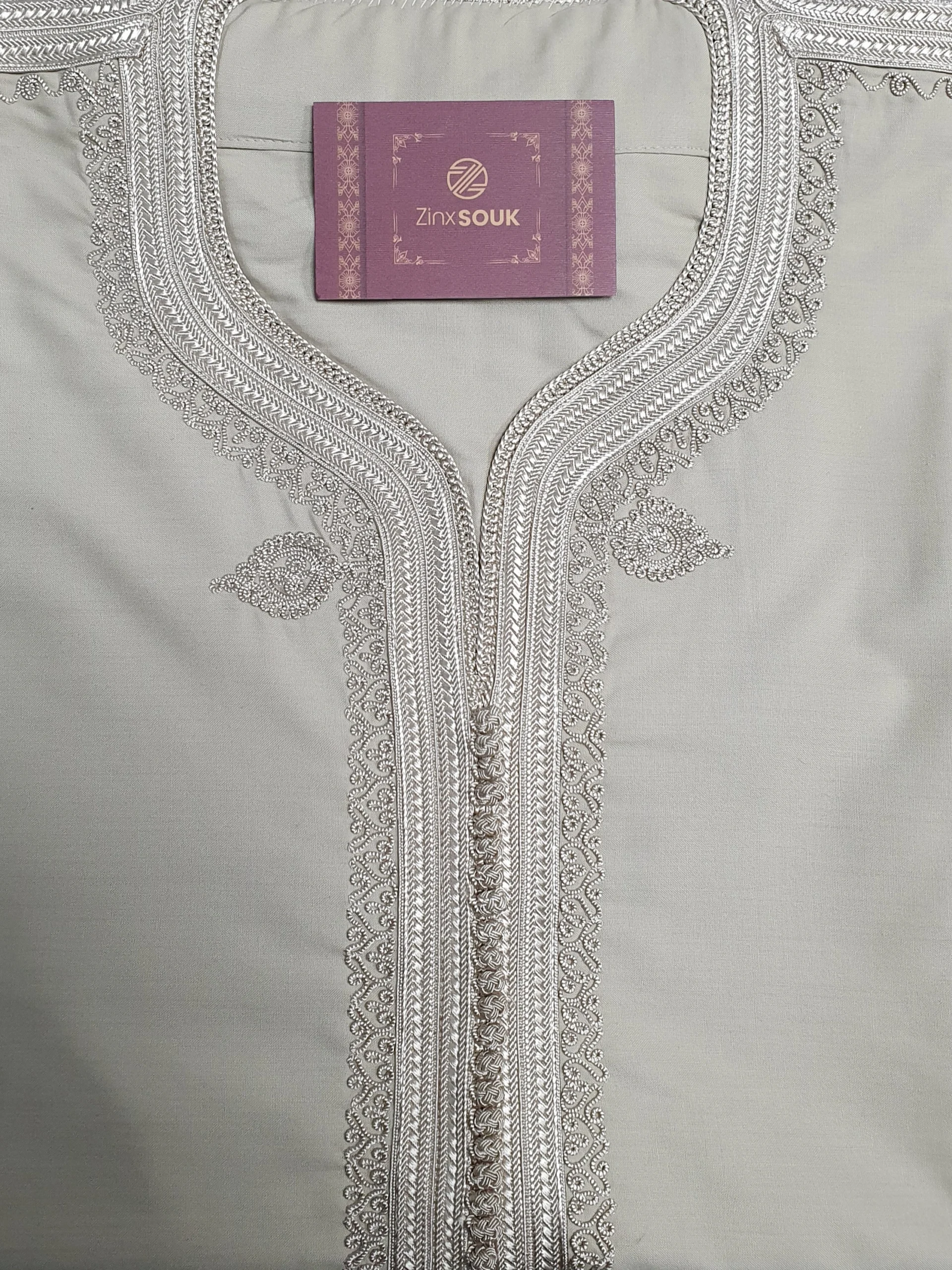 Blue gandoura handmade - Image 14