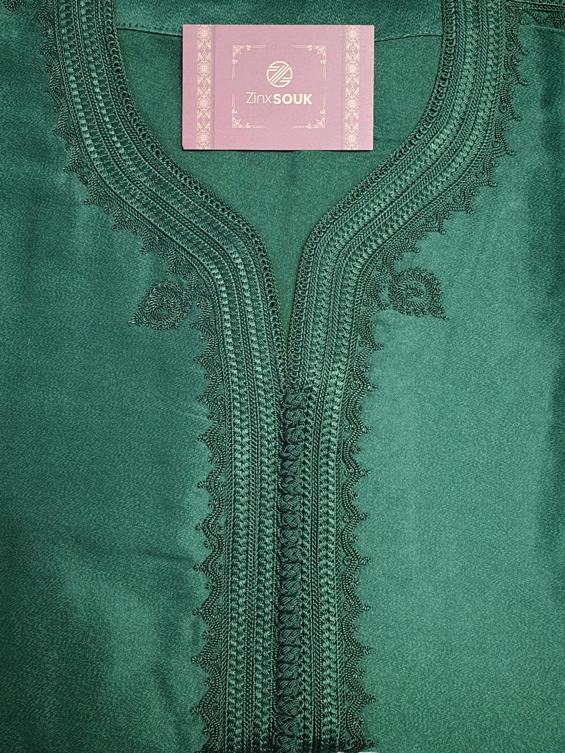 Blue gandoura handmade - Image 12